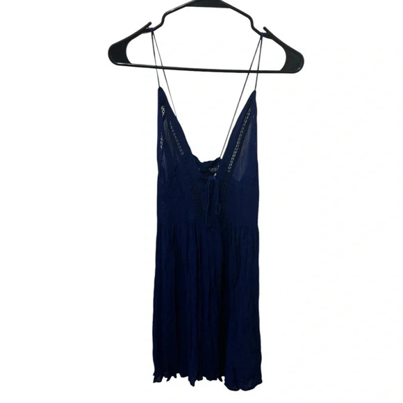 Intimately Free People Blue Slip Dress Size XS - Picture 1 of 4